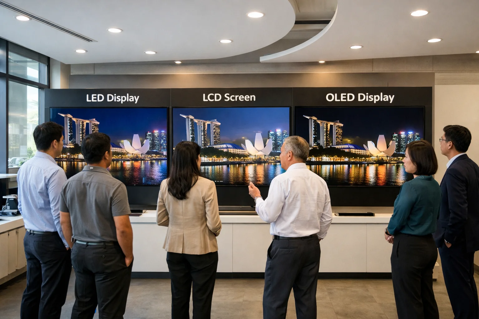 LED Display vs LCD vs OLED: Which One Fits Business Use Better?