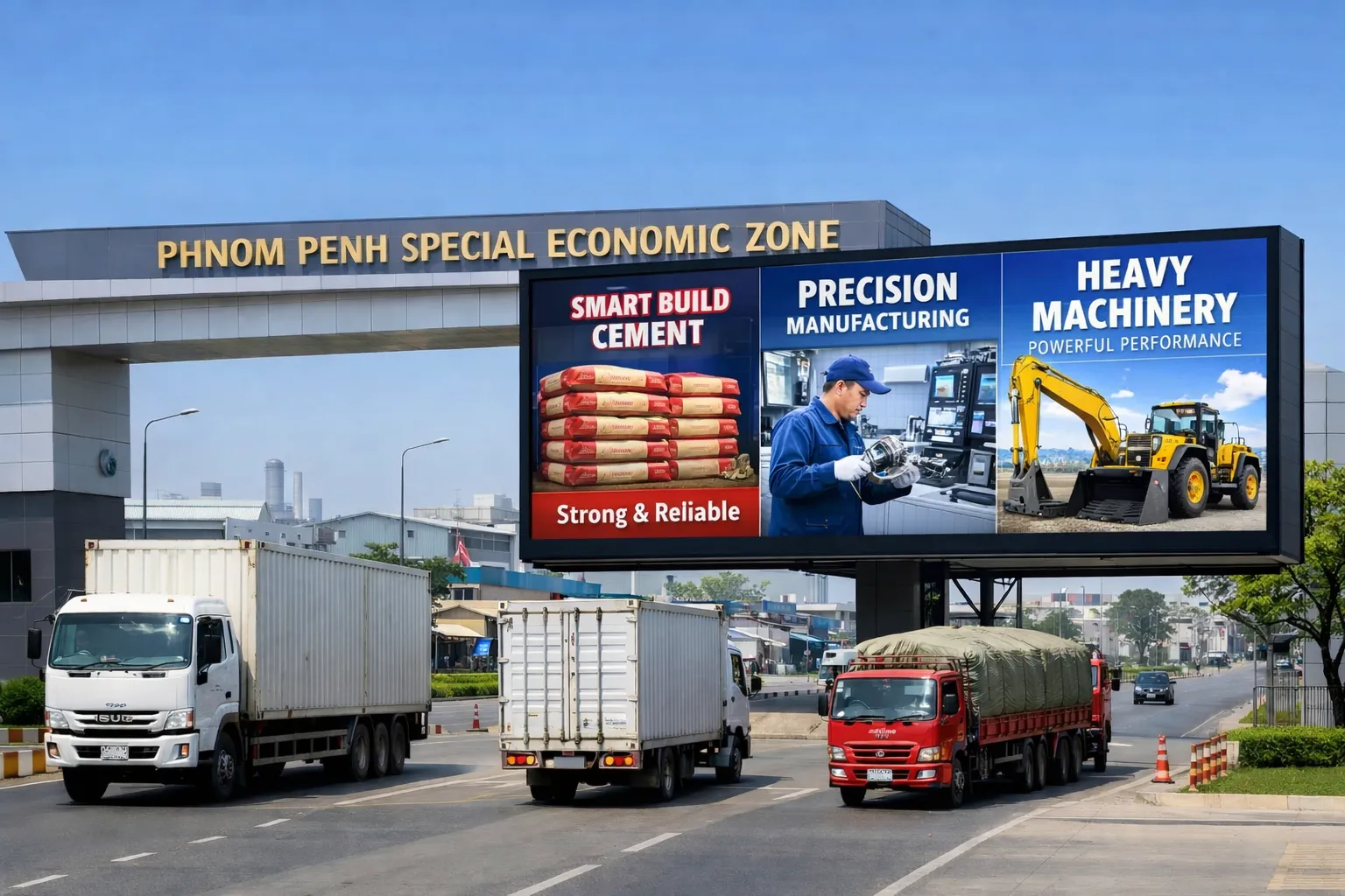 P6.67 អេក្រង់ LED ខាងក្រៅ Display ម៉ូឌុល