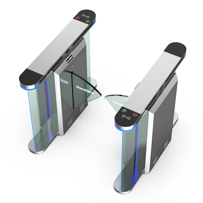 Flap Barrier Turnstile Gate DS318 with Stainless Steel Body